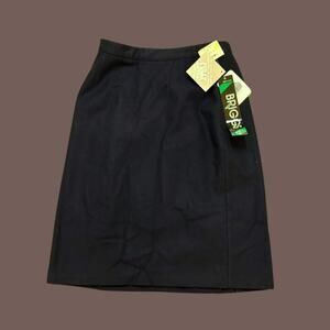 Briggs Wool Skirt | Navy | Size 12 | Vintage NWT